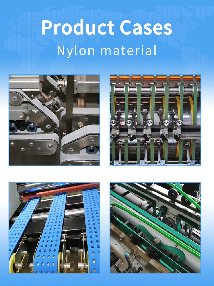 Transmission seamless folder feeder belts coated rubber flat belt details