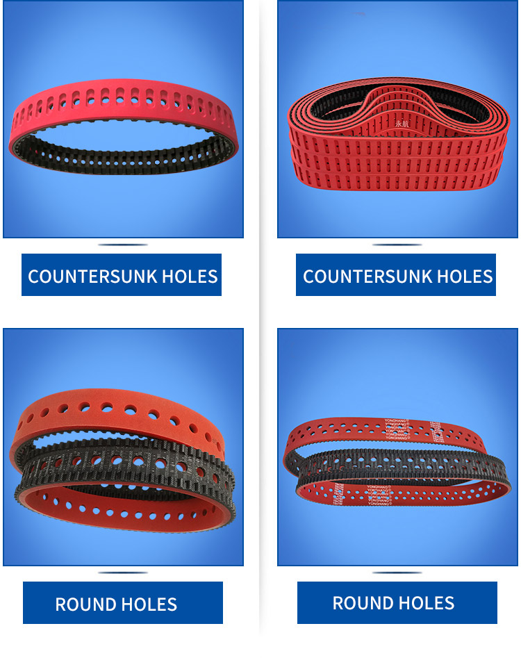 Open endless Rubber Timing Belts details