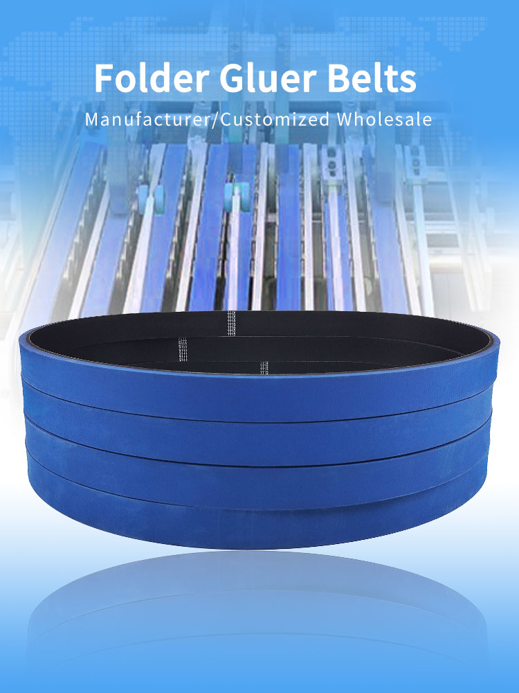 Blue Coated Feeder belts details