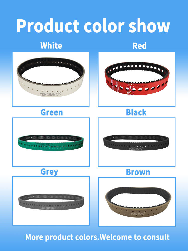 Vacuum timing belts