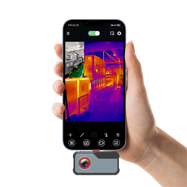Découvrez un aperçu du monde invisible autour de vous avec une caméra thermique Android