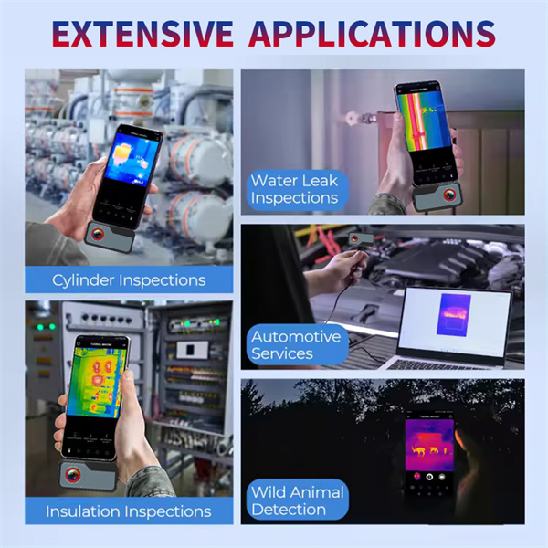 Entrez dans le futur de l'imagerie avec une caméra thermique pour votre téléphone Android.