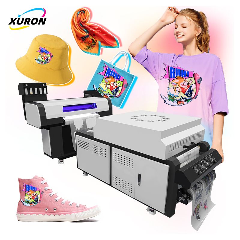 XURON A2/A3/60cm/1.3M DTF Printer with Low-Power operation(2KW power only)