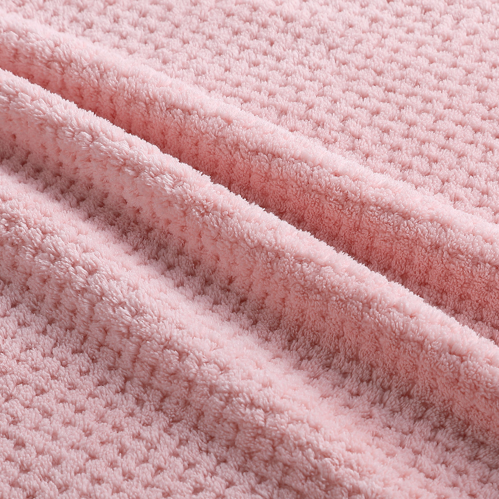 Custom Logo Microfiber Waffle Hair Turban Wrap Towels details