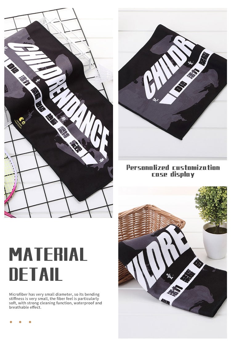 Detail-05 Quick-dry Microfiber Towel With Mesh Bag manufacture