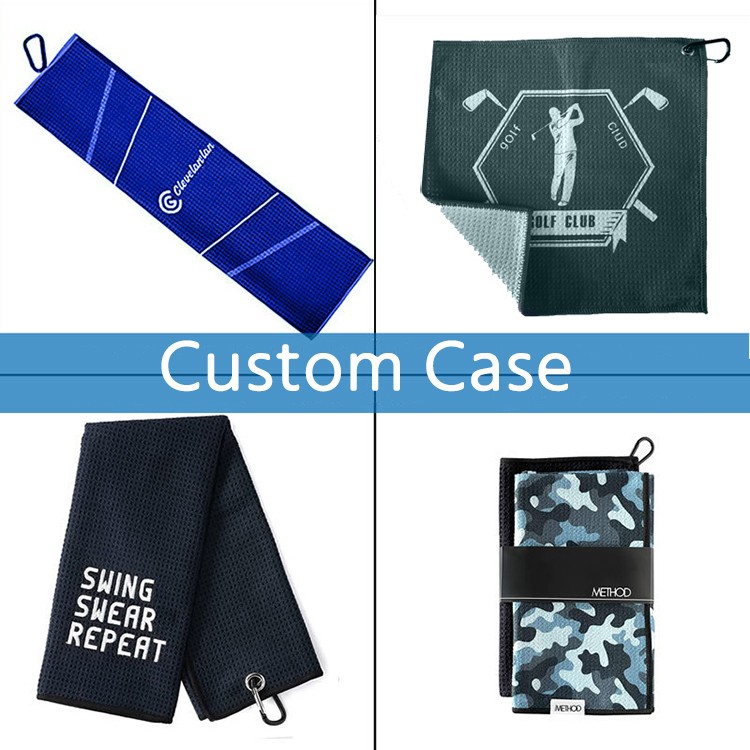Detail-10 Microfiber Cartoon Print Golf Towel supplier