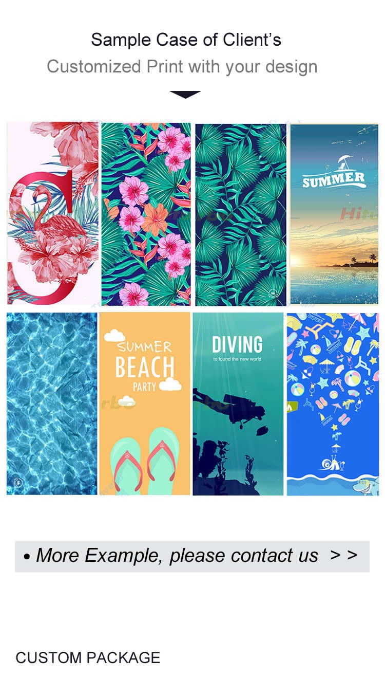 Detail-07_看图王 Stripe Microfibre Beach Towel With Mesh Bag manufacture