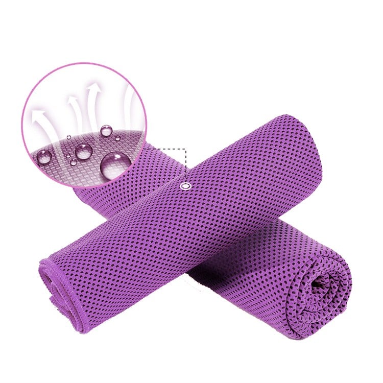 Detail-01 Custom Logo Printed Sport Cooling Towel supplier