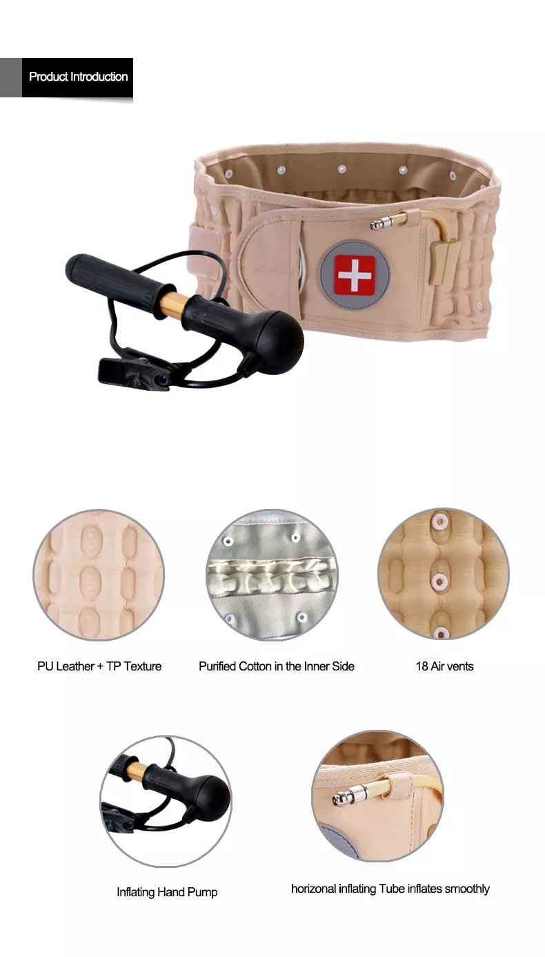 详情_007 TJ-WM006 Premium Lumbar Decompression Belt Ergonomic Back Support & Waist Trainer For Pain Relief And Posture Correction factory