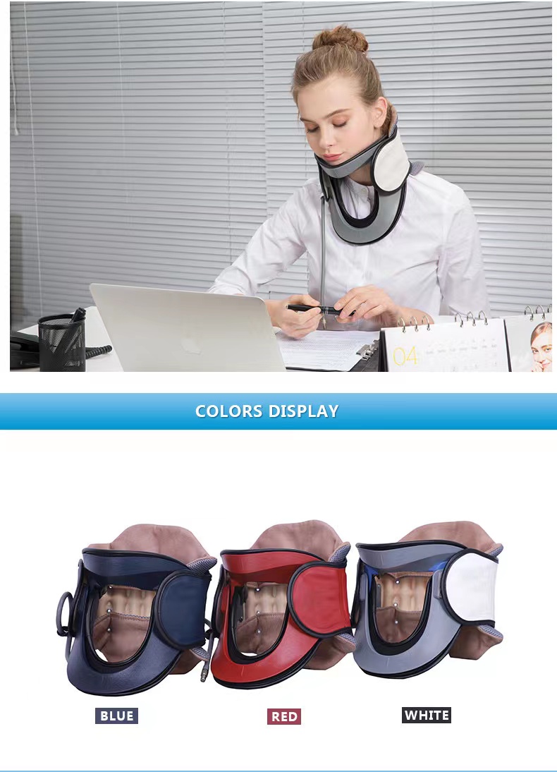 详情_007 TJ-NM006 Therapeutic Collar Medical-Grade Inflatable Neck Brace For Soothing Stiff Neck Relief And Support factory