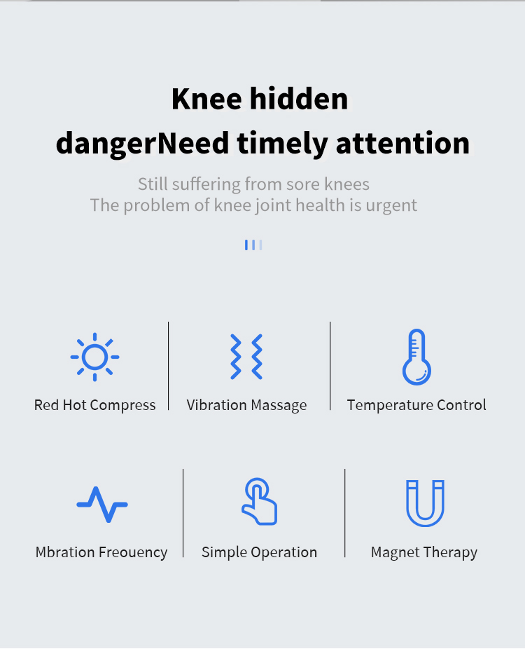 详情_002 TJ-KE001 Advanced Heated Knee Massager Vibrating Heat Therapy For Joint Pain Relief And Physiotherapy manufacture
