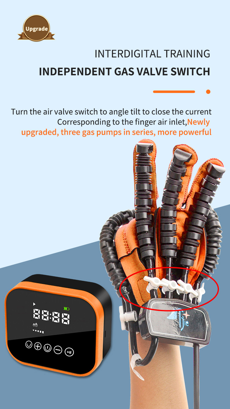 TJ-OM007-3详情橙 (7) Advanced TJ-OM007-3 Robotic Gloves For Enhanced Rehabilitation Support Intelligent Assistance For Improved Mobility factory
