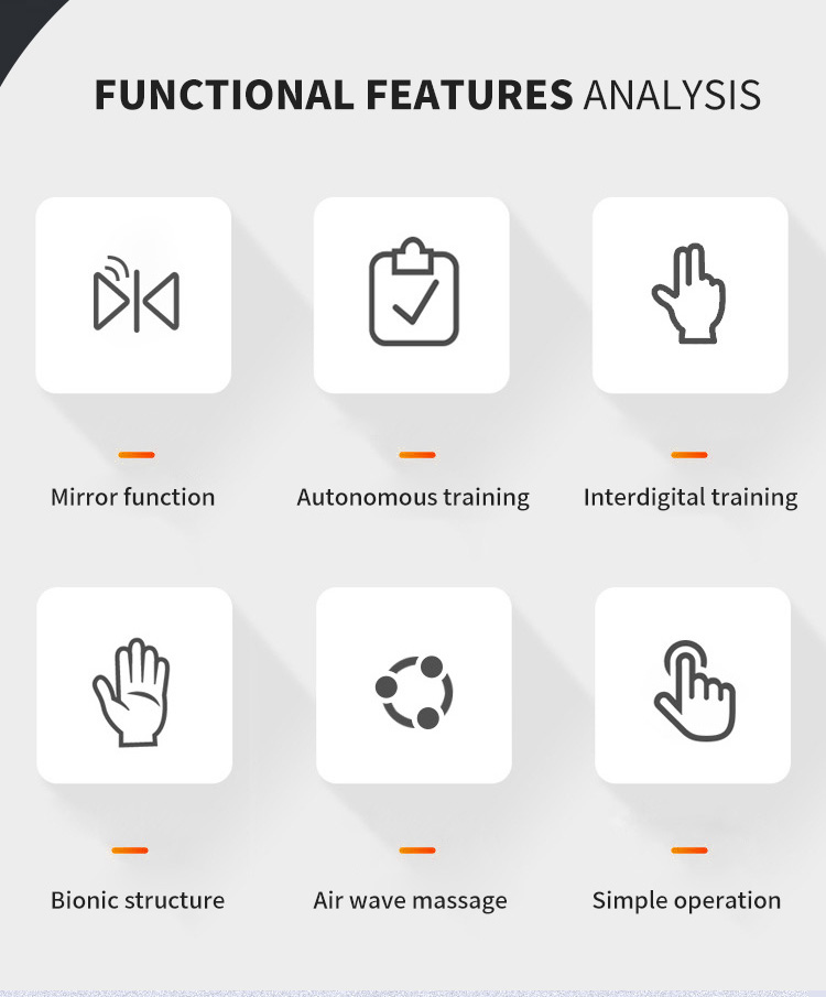 TJ-OM007-3详情橙 (2) Advanced TJ-OM007-3 Robotic Gloves For Enhanced Rehabilitation Support Intelligent Assistance For Improved Mobility details