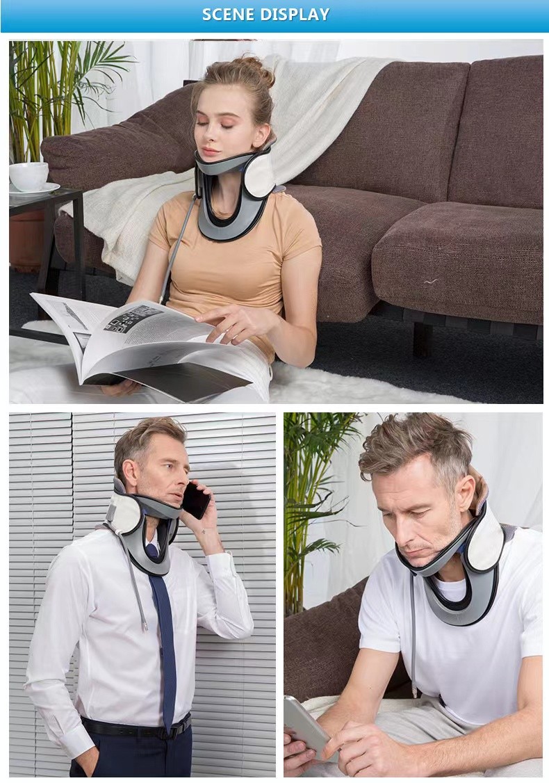 详情_008 TJ-NM006 Therapeutic Collar Medical-Grade Inflatable Neck Brace For Soothing Stiff Neck Relief And Support factory