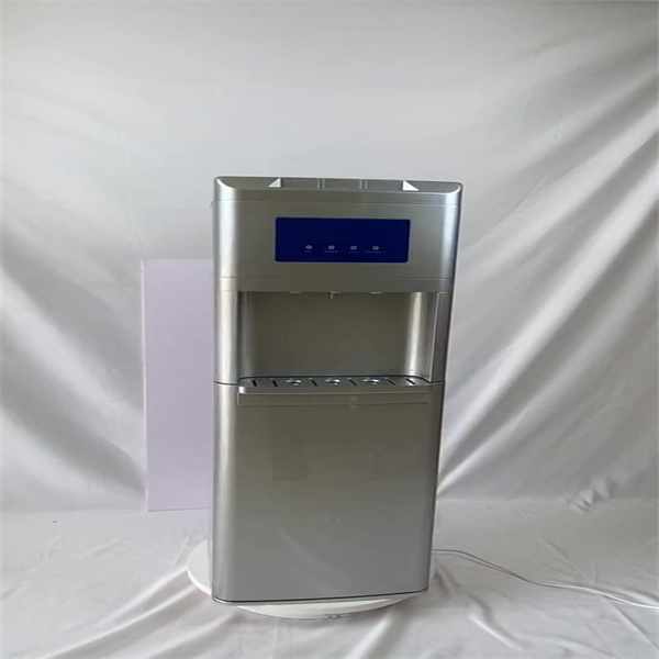 Switch easily between hot and cold water with a practical 5-gallon dispenser.
