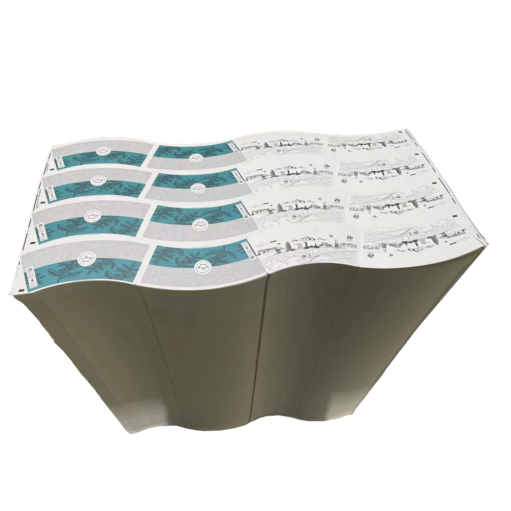 Soy Ink flexography Printing pe coated Cup stock Paper Cup Fan supplier