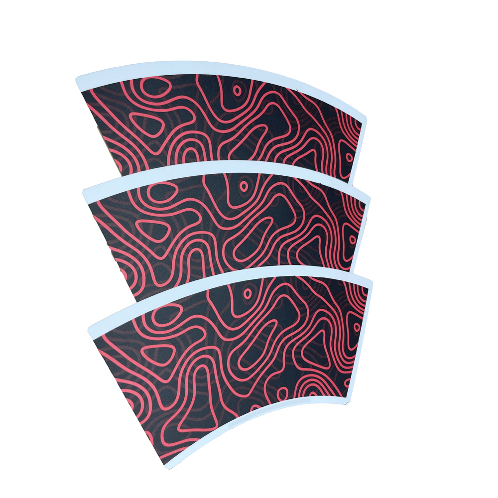 coffee beverage cup use app recycled 1 pe 210gsm high coated paper fan raw materials supplier