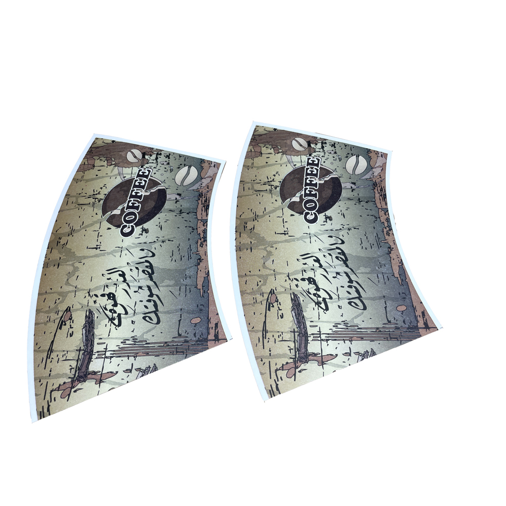 Biodegradable flexo printed&die cutting food grade 160~350gsm single PE coated paper cup fan manufacture