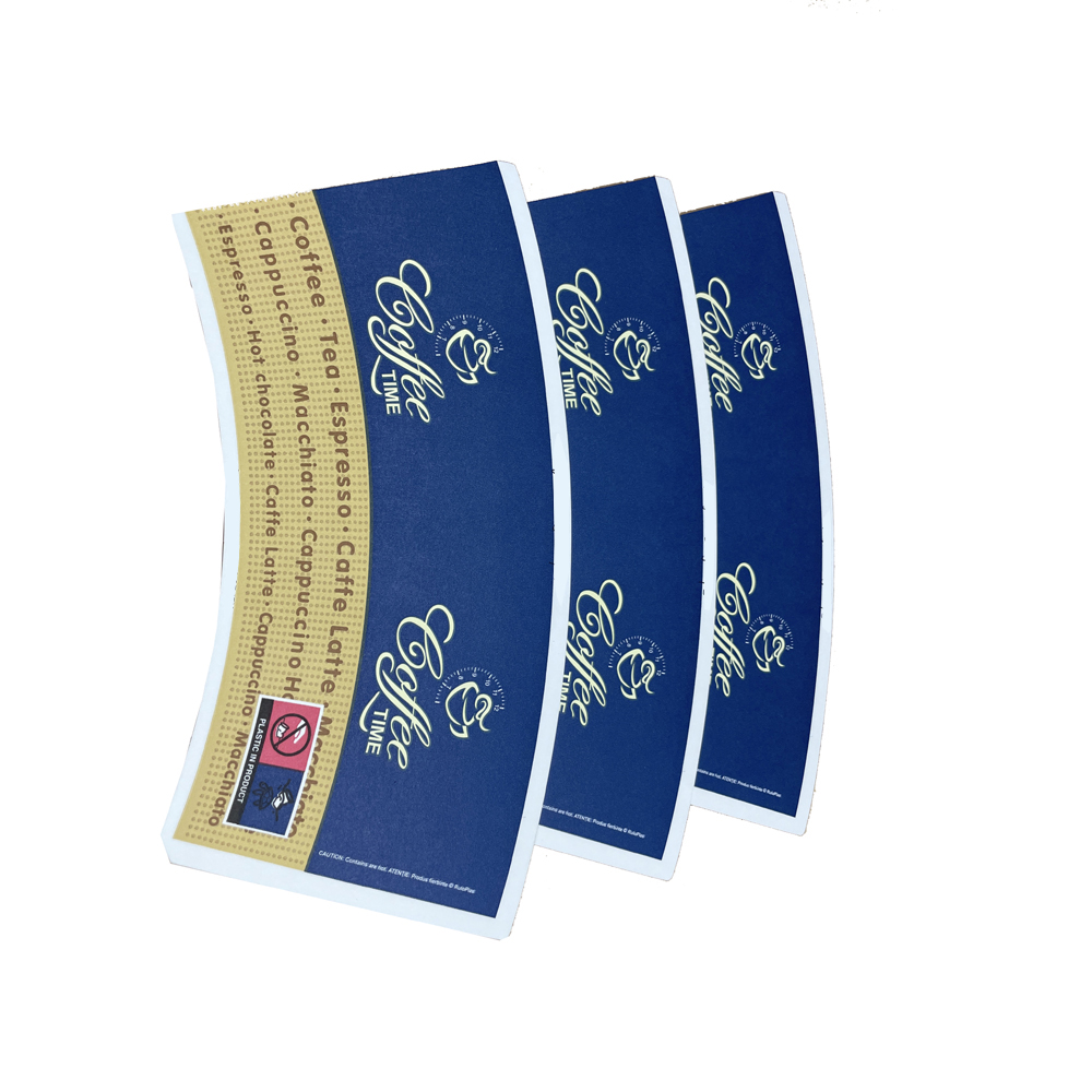 factory price cup paper snack coffee cups with logo raw materials double wall paper fan cups manufacture