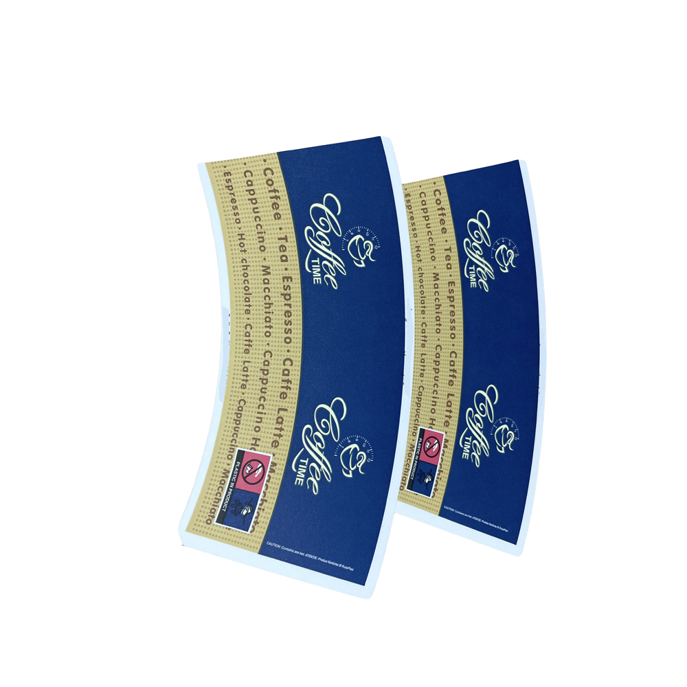 factory price cup paper snack coffee cups with logo raw materials double wall paper fan cups manufacture