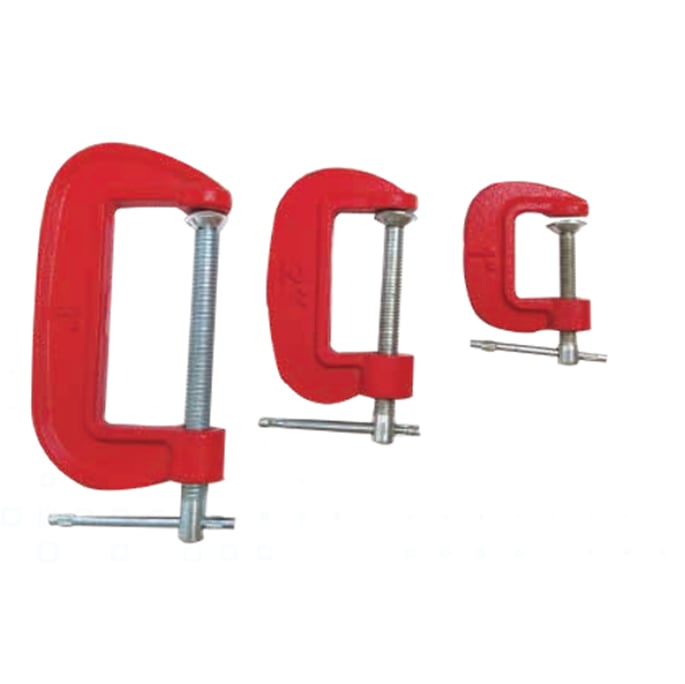 Three piece set Light-Duty G-clamp