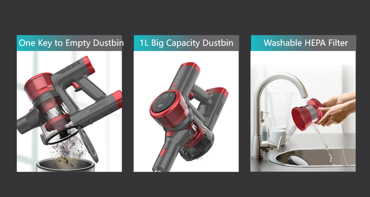 W20 OEM BLDC350W 18KPa Cordless HandHeld Vacuum Cleaner (3) W20 OEM BLDC350W 18KPa Cordless HandHeld Vacuum Cleaner supplier