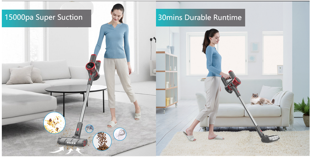 W20 OEM BLDC350W 18KPa Cordless HandHeld Vacuum Cleaner (2) W20 OEM BLDC350W 18KPa Cordless HandHeld Vacuum Cleaner supplier