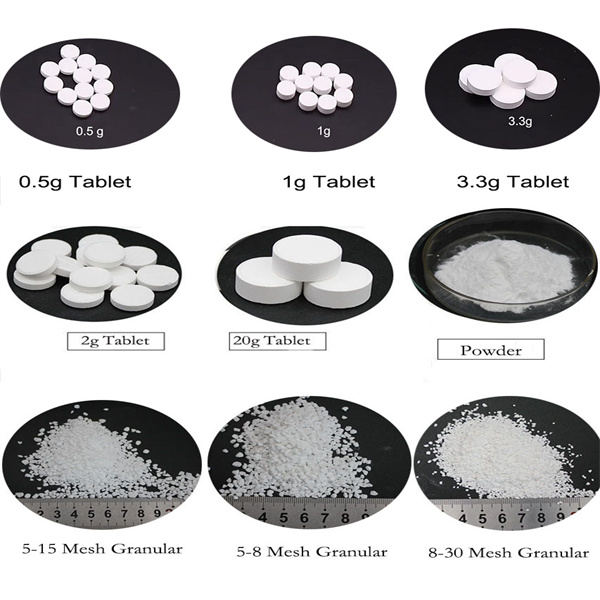 تعقيم سريع وفعال لحمام السباحة باستخدام أقراص Sodium Dichloroisocyanurate