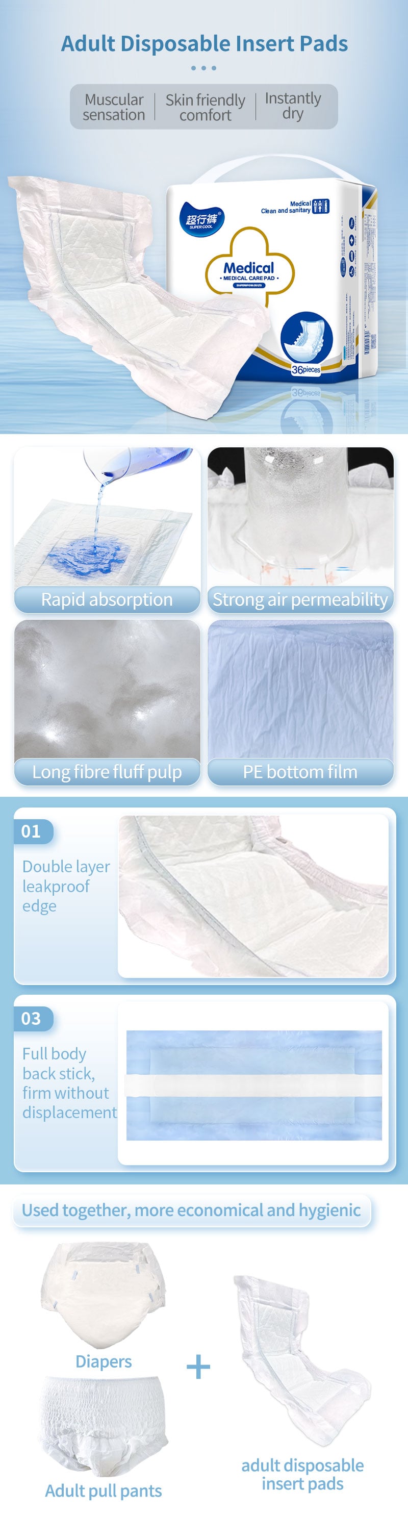 customized ultra thin assurance asian sexy wearing overnight sleepy pads bed wetting sheet bales nappies diapers for adult supplier