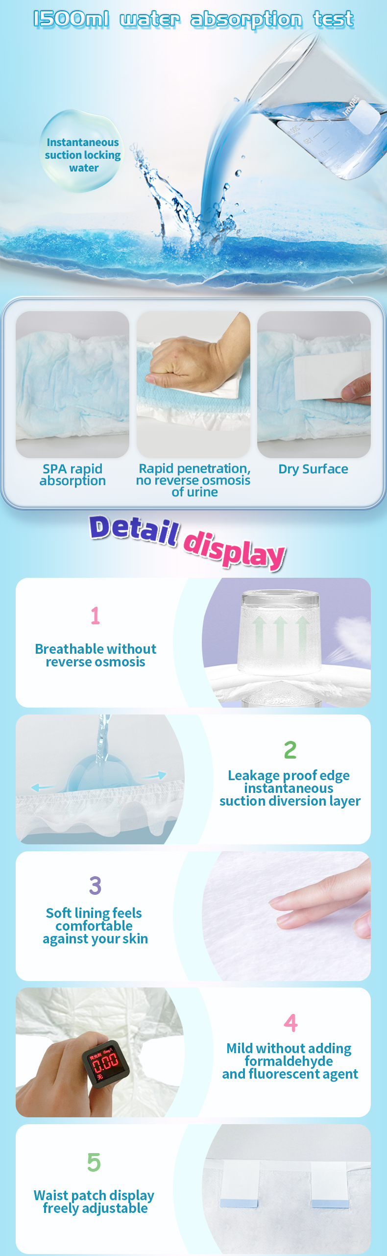 Kimlead extra absorbent adult diaper adult nappy diapers xxl adult diaper custom made manufacture