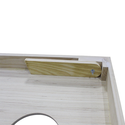 4'x2' Regulation Size Wooden Cornhole Boards Set - Includes Carrying Case and Bean Bag manufacture