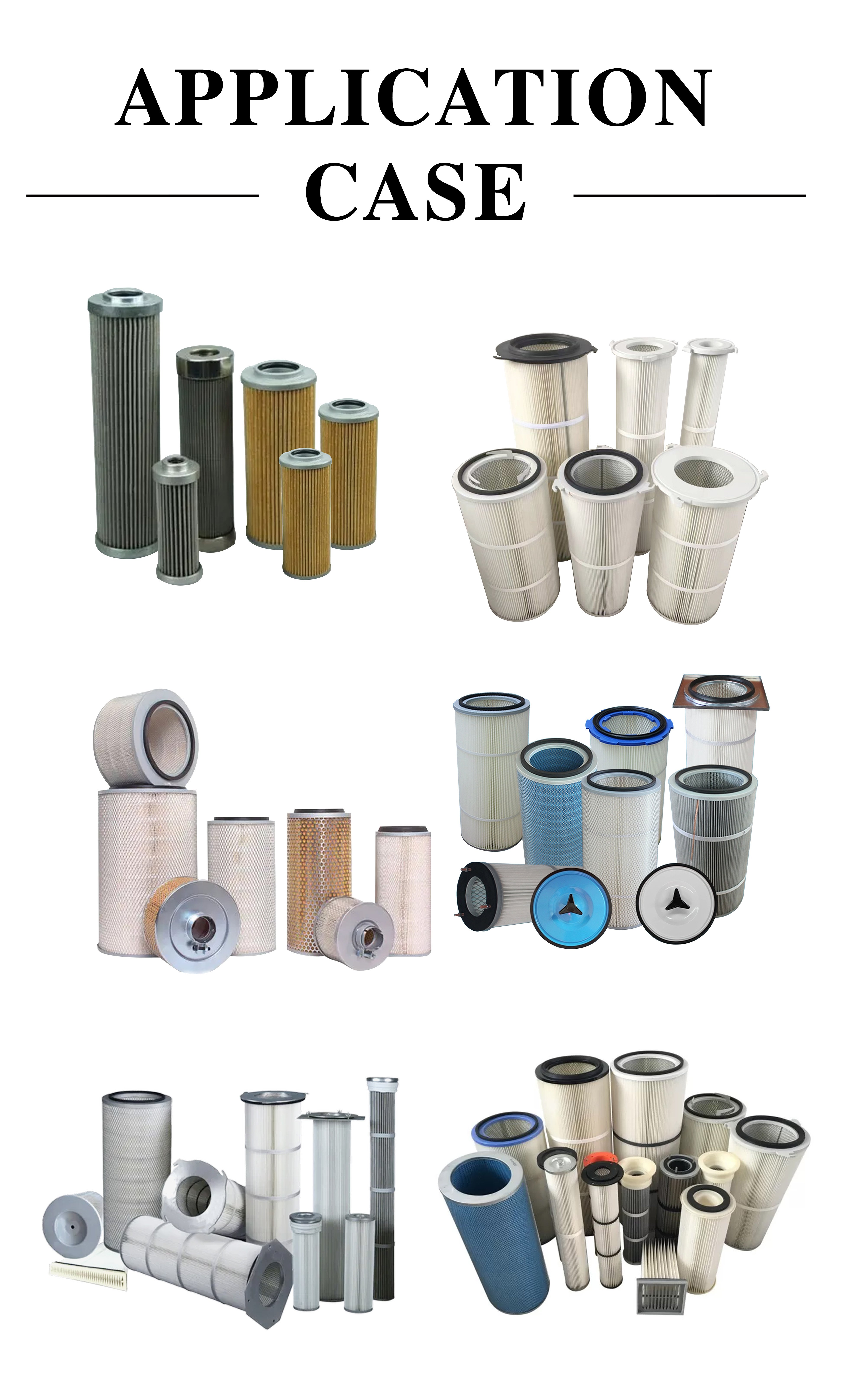Factory New Product   HJ-AC500-/PTFE Industrial Air Filter Paper Filter cartridge  Filter Paper factory