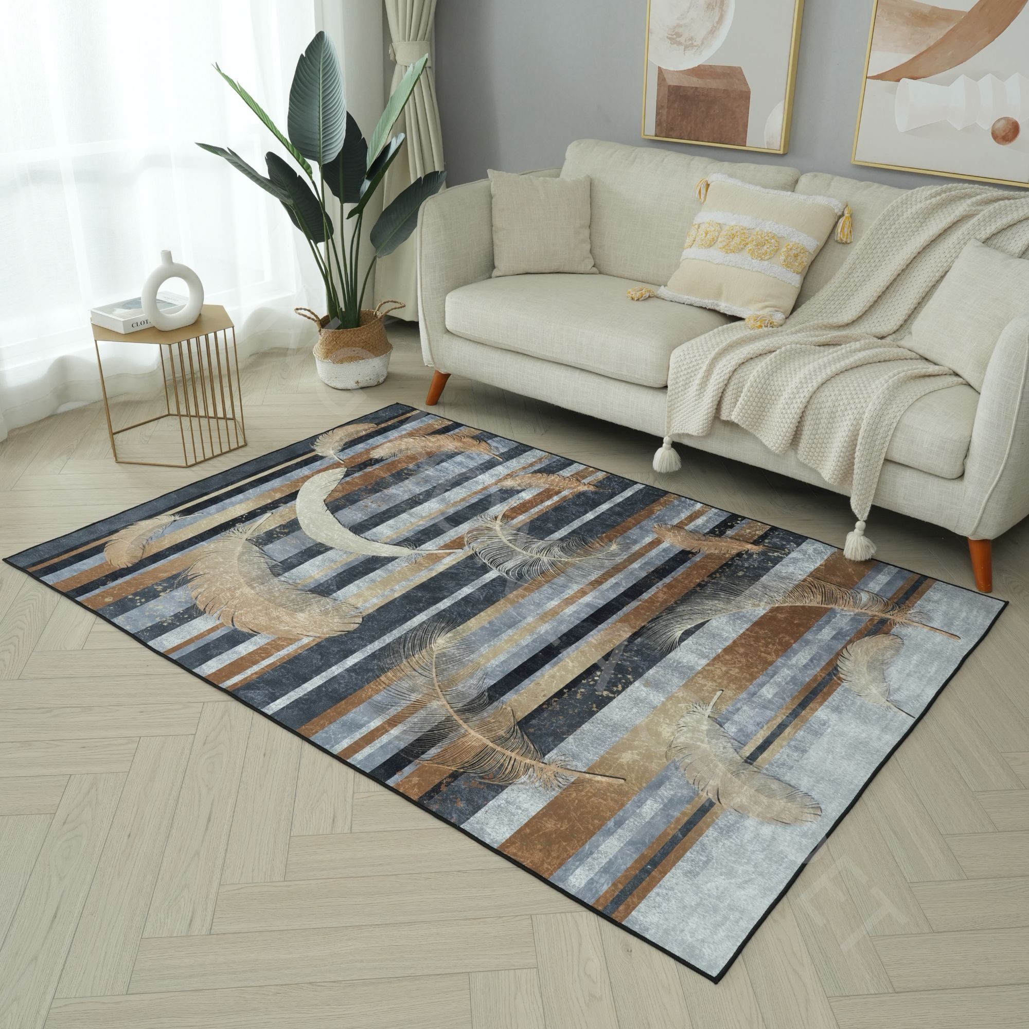 extra comfy customized logo soft microfiber carpet-10