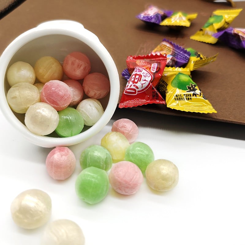 Halal tutti-frutti hard candy wholesale factory