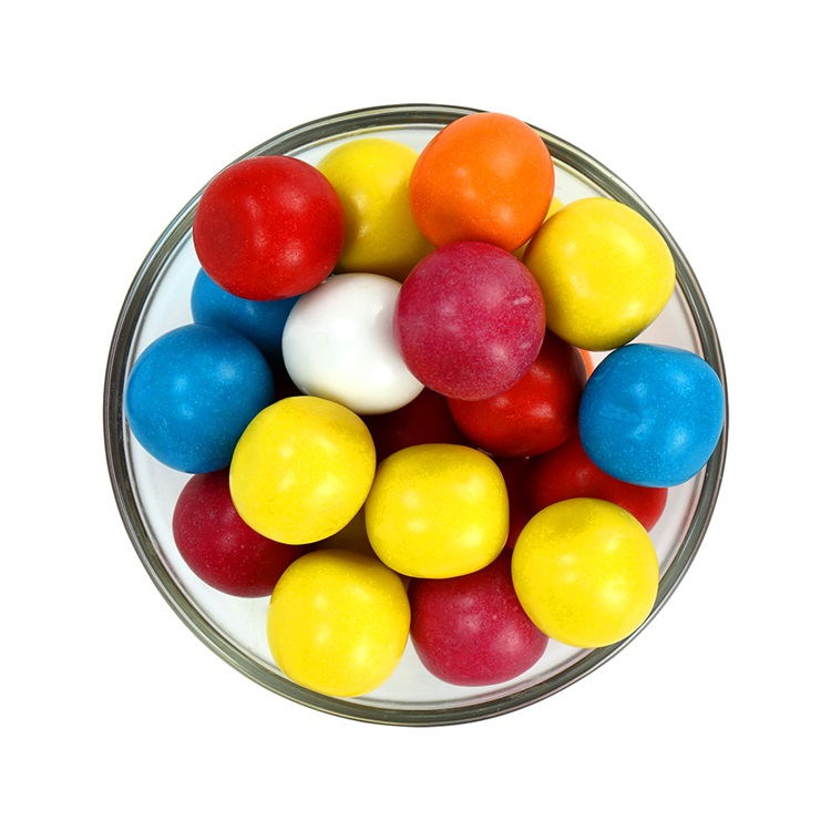 bulk package Multi-color assorted flavor 25mm 8g big bubble gum ball for vending machine details