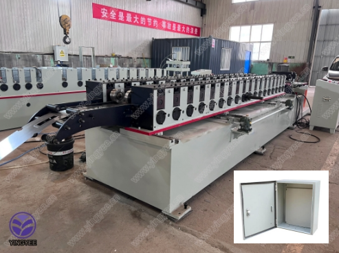 product electrical guide rail roll forming machine matched with electrical junction box-14