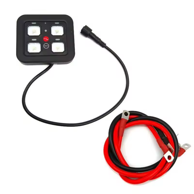 5 4 Gang Button Switch Pod Switch Panel Automatic Dimmable Universal Electronic Relay System Circuit Control Box Touch Switch Box manufacture