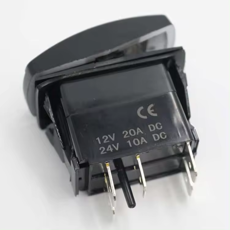 2 LED Light Bar 5Pin Laser On Off LED Light 20A 12V 10A 24V Rocker Switch for 4X4 Boat Trucks factory