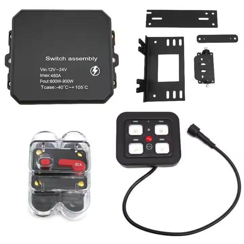 3 4 Gang Button Switch Pod Switch Panel Automatic Dimmable Universal Electronic Relay System Circuit Control Box Touch Switch Box manufacture