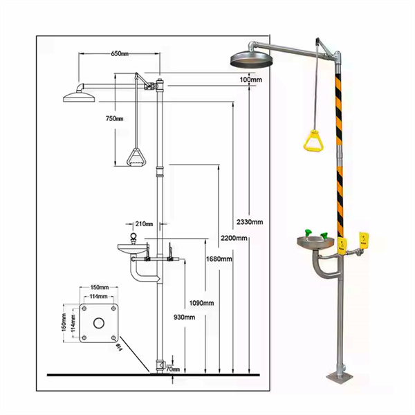 The Key Elements of an Enclosed Safety Shower