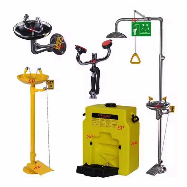 Améliorez la sécurité des employés avec nos stations de lavage oculaire couvertes de haute qualité