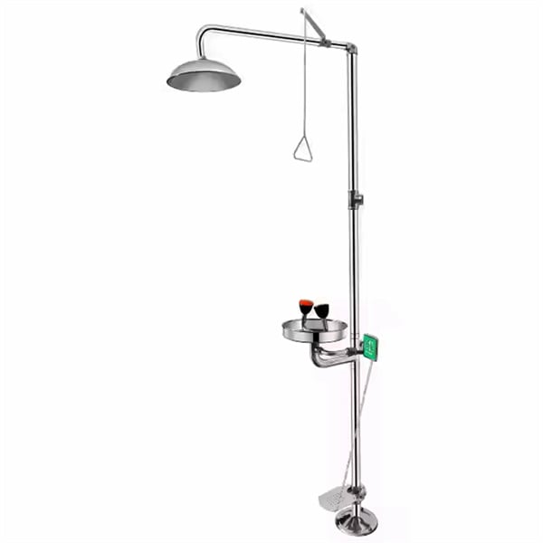 Stay prepared for emergencies with a wall-mounted eye wash station
