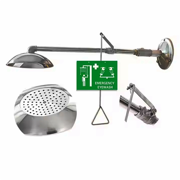 Wall-Mounted Safety Showers