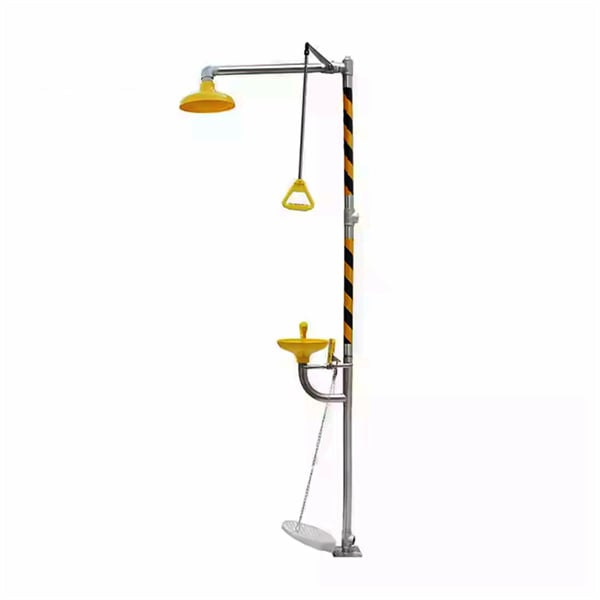 Protecting vision in the workplace with an exterior eye wash station