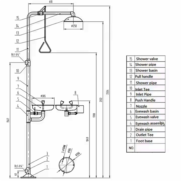 The Self Contained Safety Shower