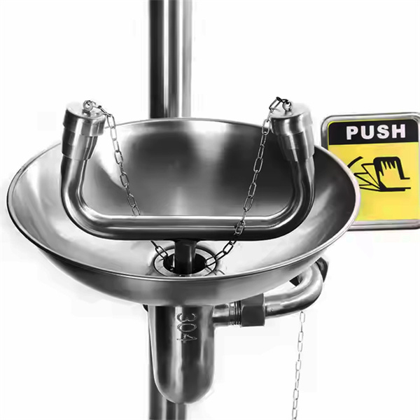 Why eye wash faucets are a crucial safety feature in laboratories and industrial settings.