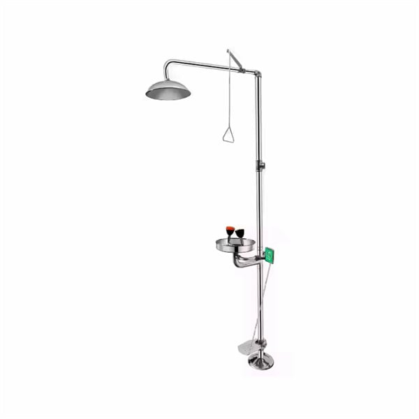 Stay prepared and compliant with an eye wash fountain and shower solution