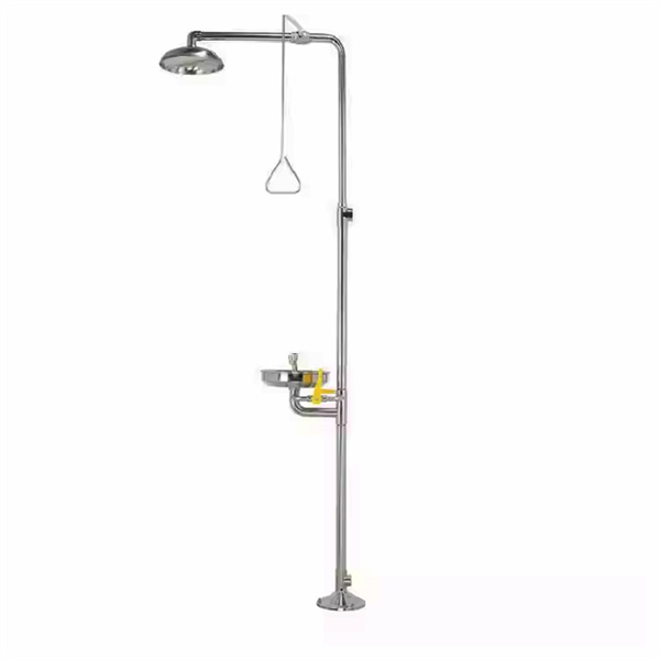 Stainless steel safety showers - a reliable and durable emergency solution