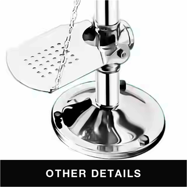 Hygienic and easy-to-use disposable eye wash station