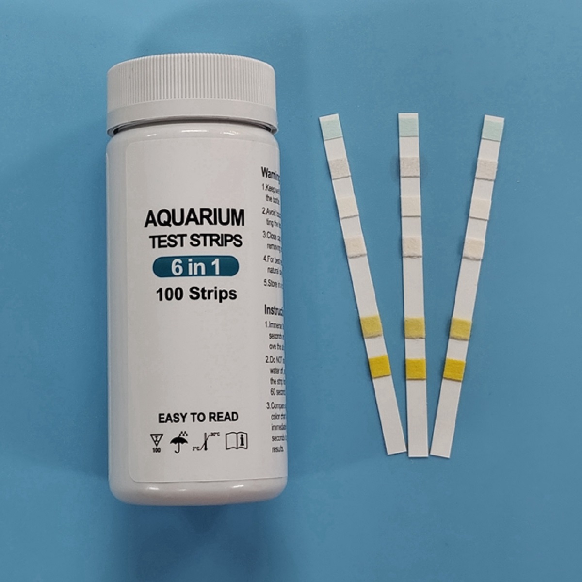 aquarium test strips 6 in 1 fish pond